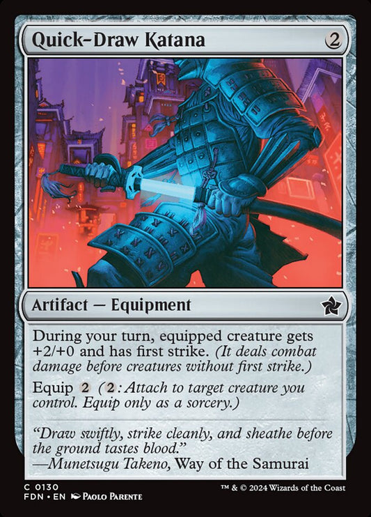 Quick-Draw Katana Foil