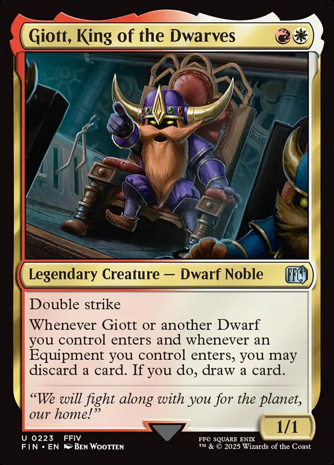 Giott, King of the Dwarves Foil