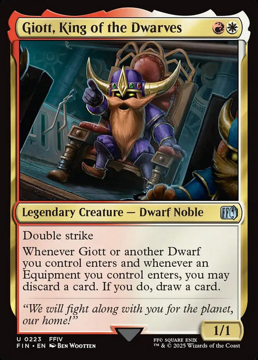 Giott, King of the Dwarves Foil