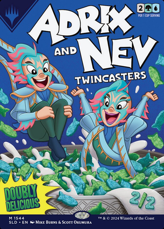 Adrix and Nev, Twincasters // Adrix and Nev, Twincasters Secret Lair Foil