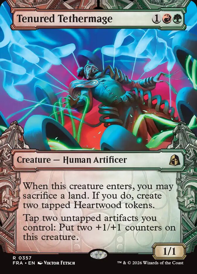Tenured Tethermage Sculptor's Stronghold Foil