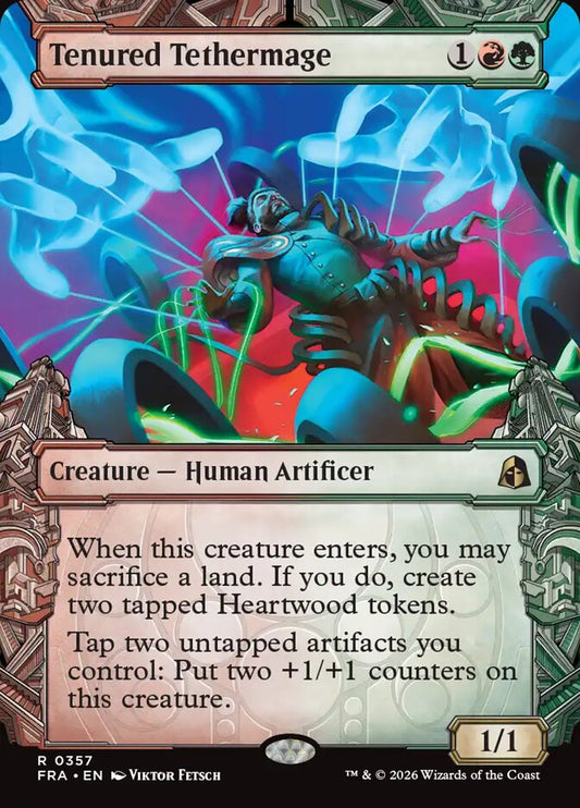Tenured Tethermage Sculptor's Stronghold Foil