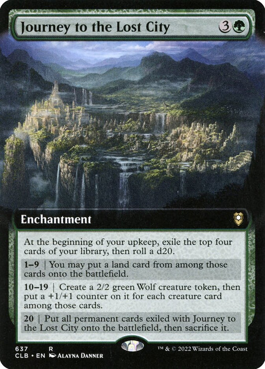 Journey to the Lost City Extended Art