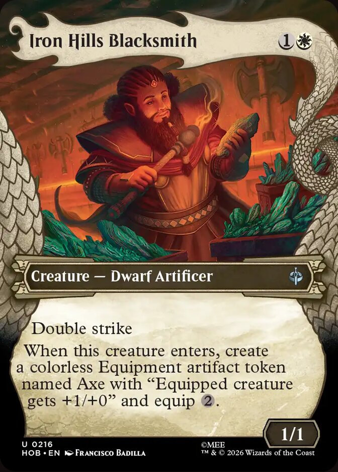 Iron Hills Blacksmith Dragon Frame Foil