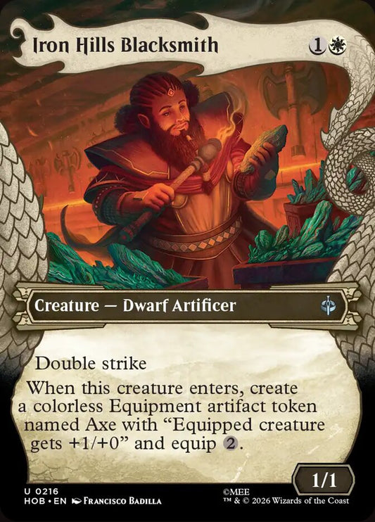 Iron Hills Blacksmith Dragon Frame Foil