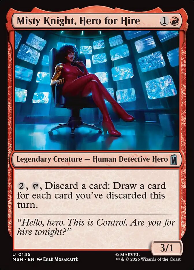 Misty Knight, Hero for Hire Foil