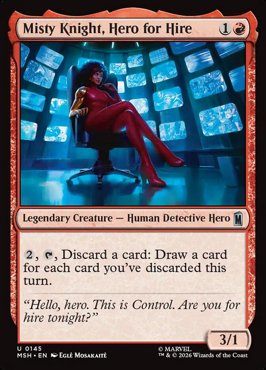 Misty Knight, Hero for Hire Foil