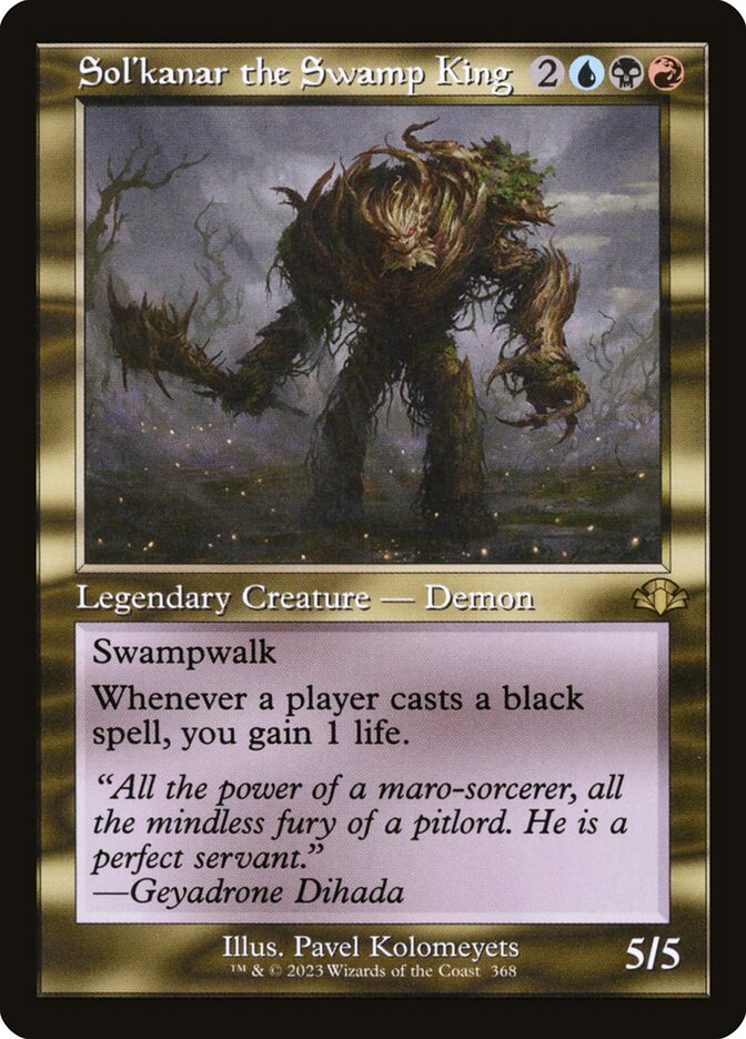Sol'kanar the Swamp King Old Frame
