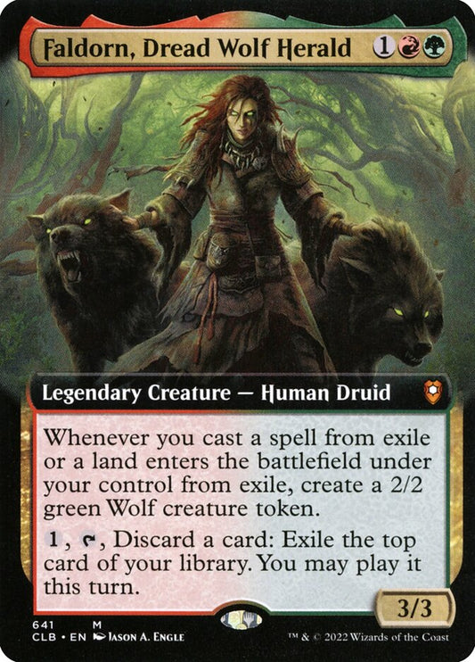 Faldorn, Dread Wolf Herald Extended Art