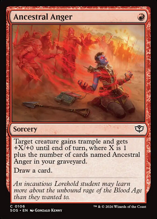 Ancestral Anger Foil