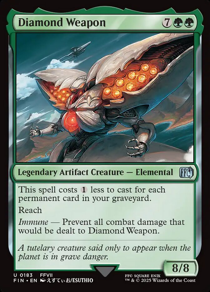 Diamond Weapon Foil