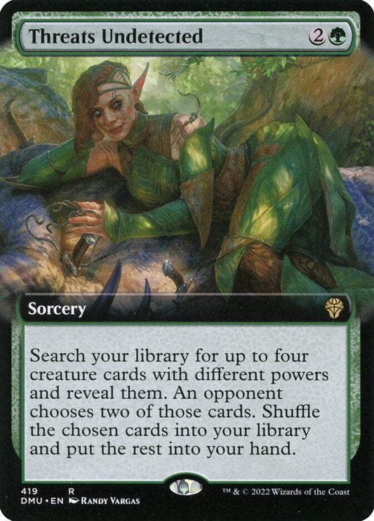 Threats Undetected Extended Art Foil