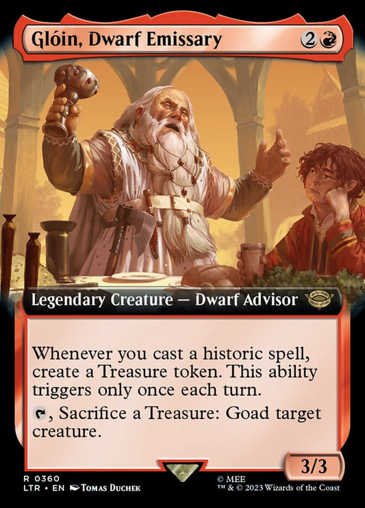 Glóin, Dwarf Emissary Extended Art