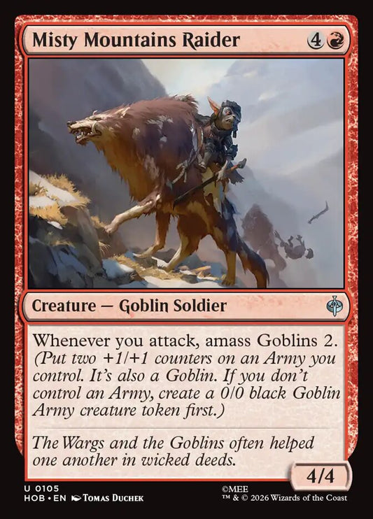 Misty Mountains Raider Foil