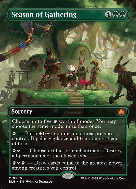 Season of Gathering Borderless Foil