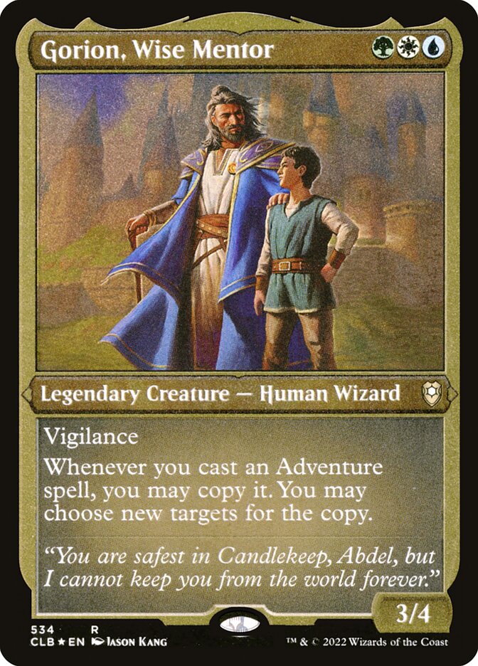 Gorion, Wise Mentor Etched Foil