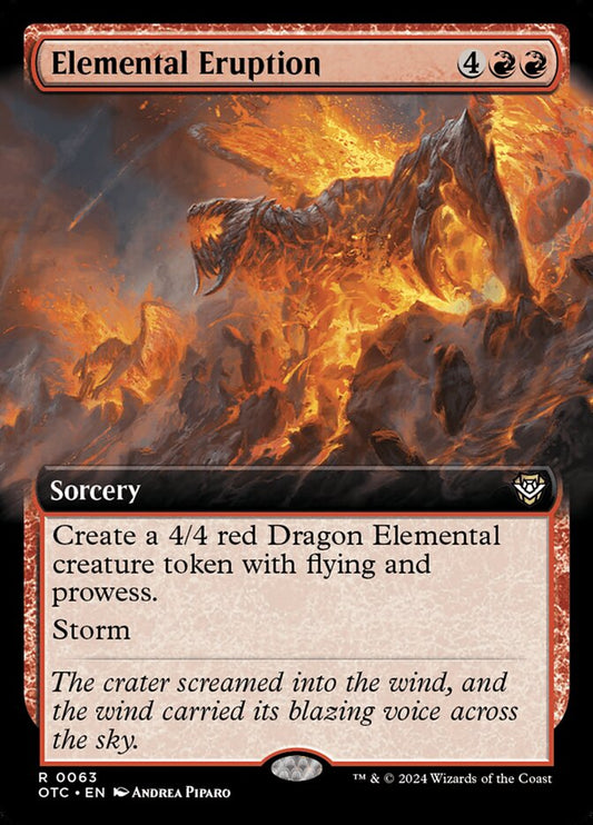Elemental Eruption Extended Art