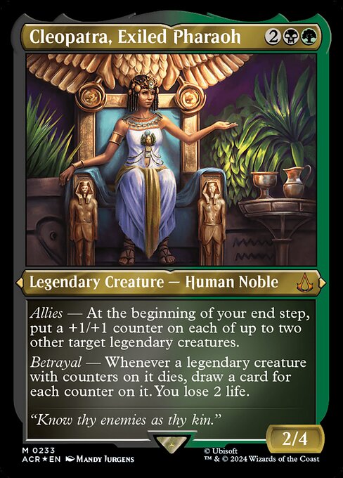 Cleopatra, Exiled Pharaoh Foil