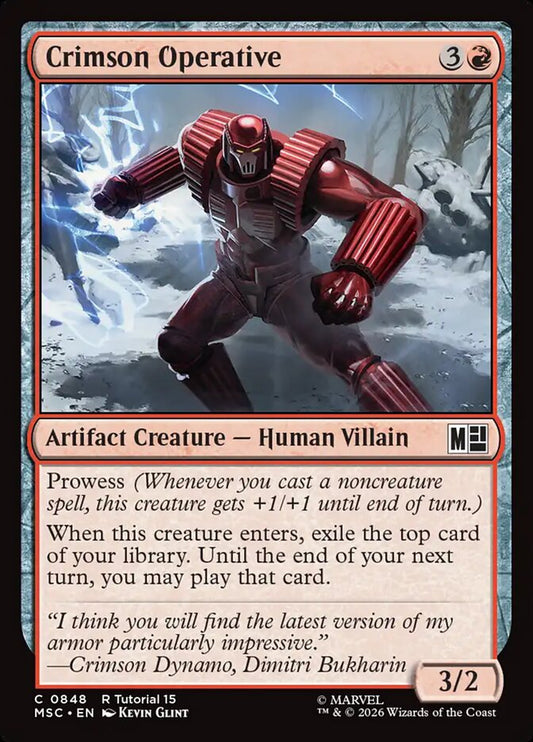 Crimson Operative Foil
