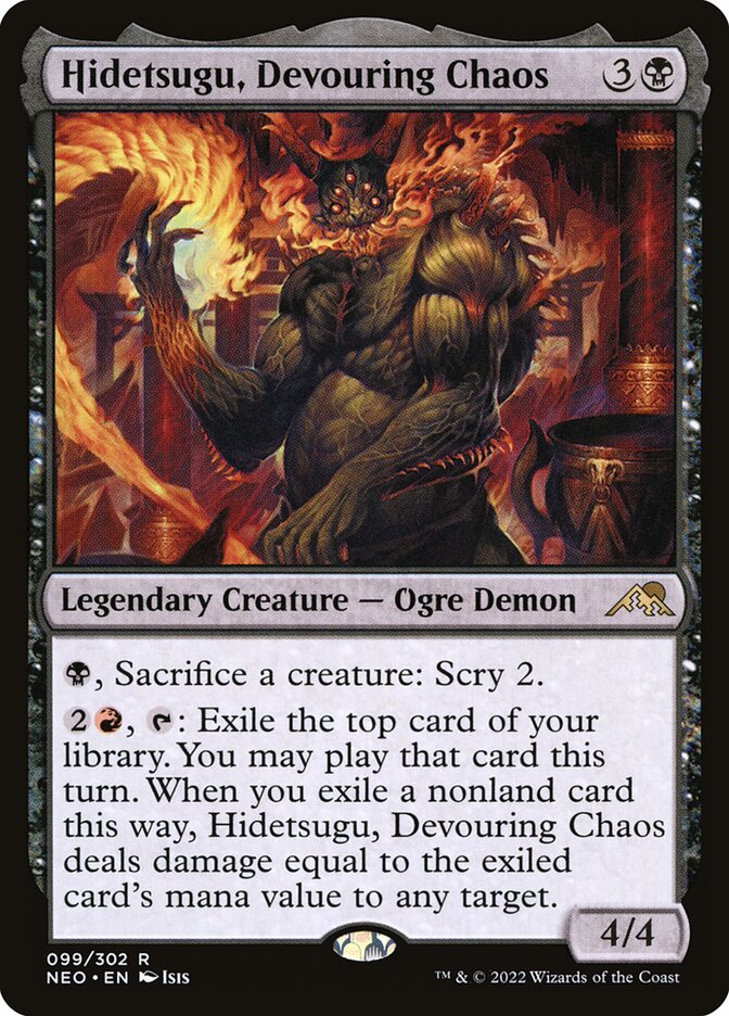 Hidetsugu, Devouring Chaos Foil