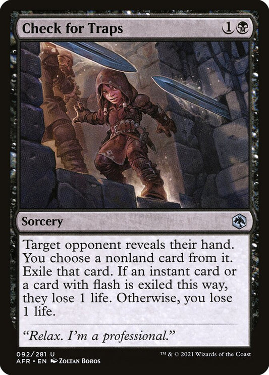 Check for Traps Foil