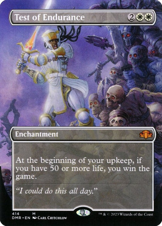 Test of Endurance Borderless