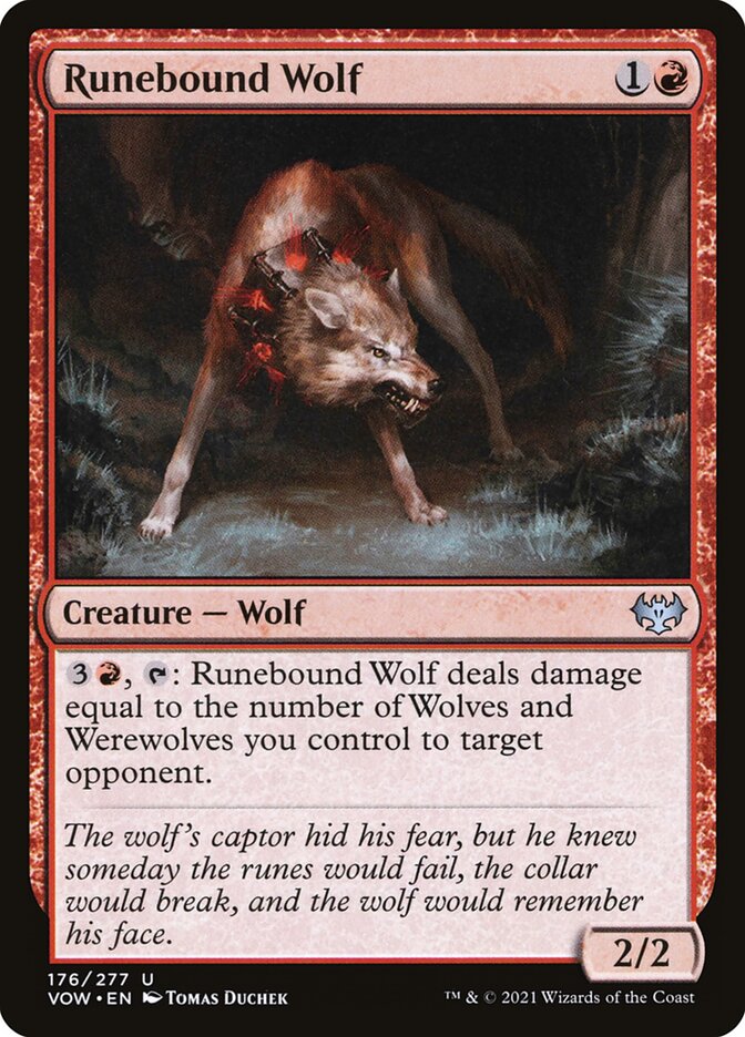 Runebound Wolf Foil