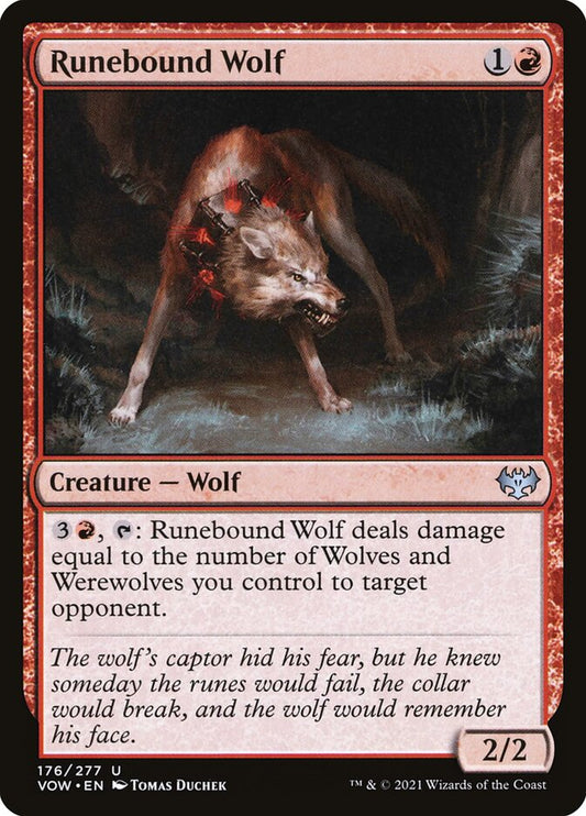 Runebound Wolf Foil