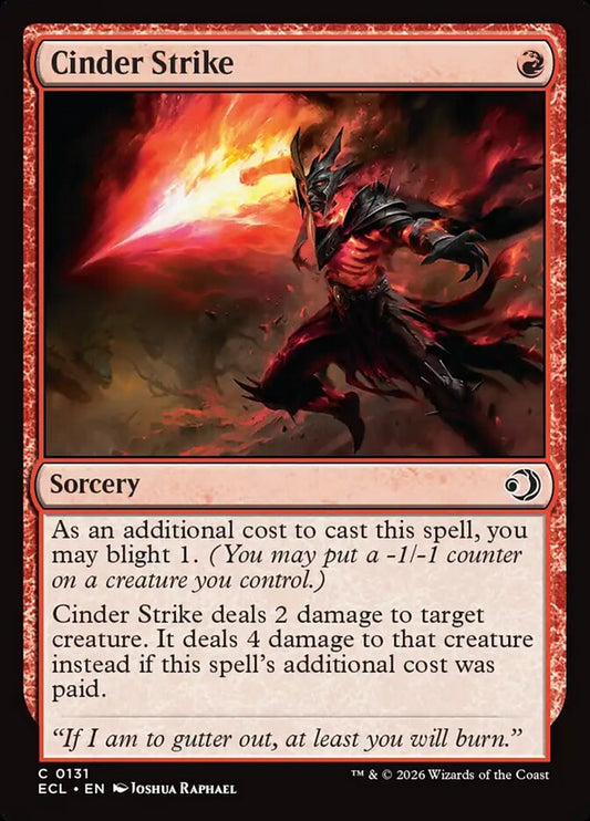 Cinder Strike Foil