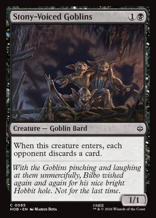 Stony-Voiced Goblins Foil