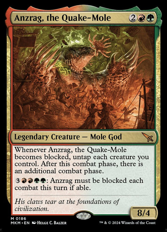 Anzrag, the Quake-Mole Foil