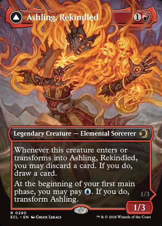 Ashling, Rekindled // Ashling, Rimebound Borderless