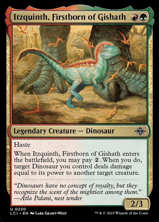 Itzquinth, Firstborn of Gishath Foil