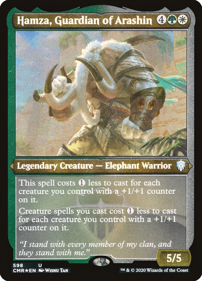 Hamza, Guardian of Arashin Etched Foil