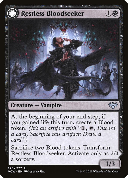 Restless Bloodseeker // Bloodsoaked Reveler Foil