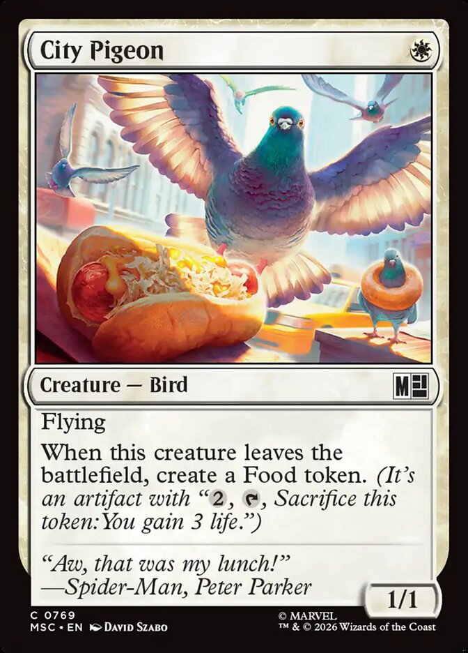 City Pigeon Foil