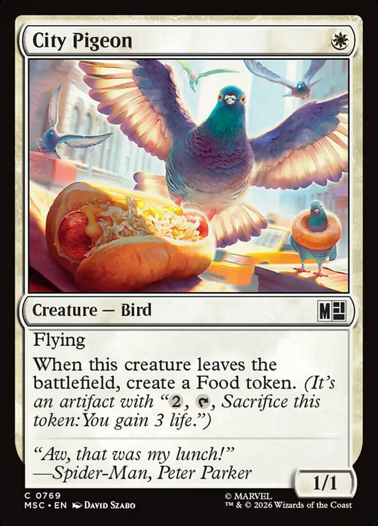 City Pigeon Foil