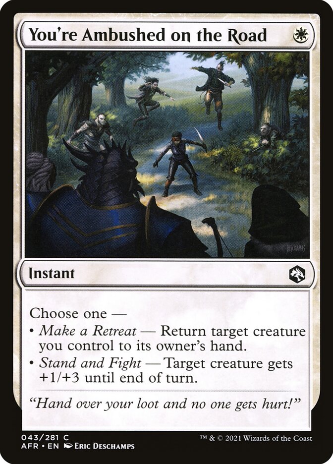 You're Ambushed on the Road Foil