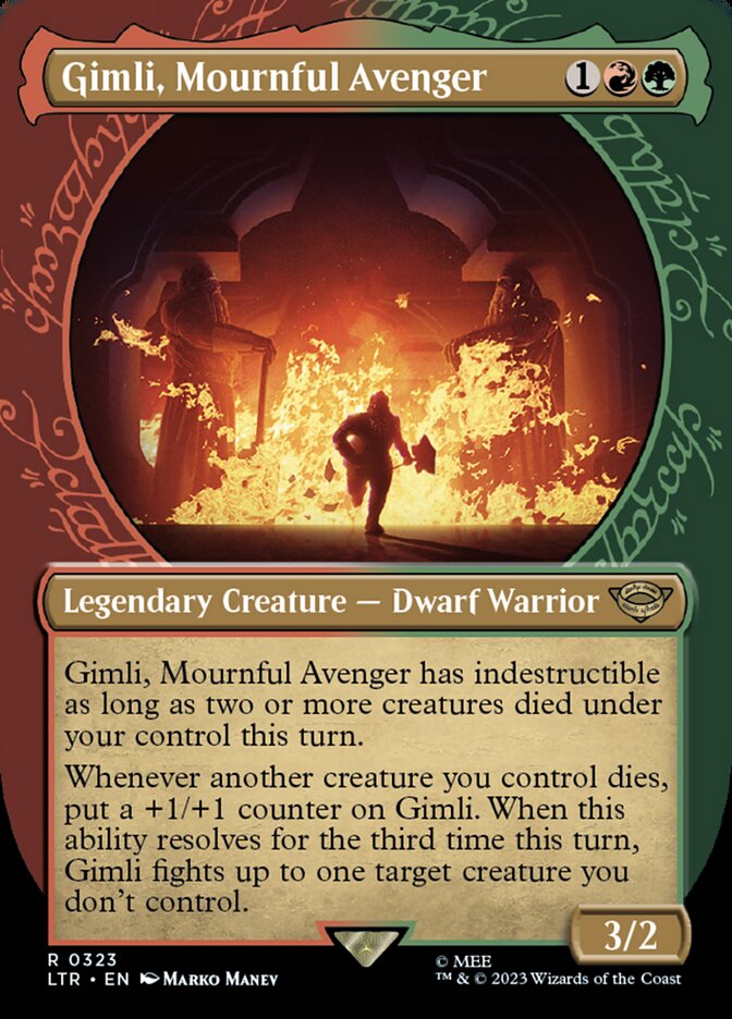 Gimli, Mournful Avenger Showcase