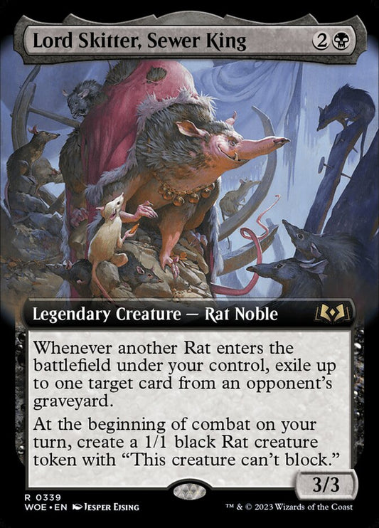 Lord Skitter, Sewer King Extended Art