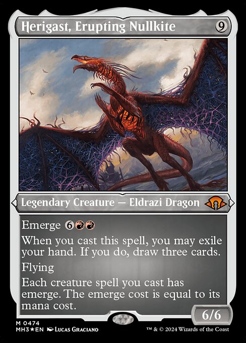 Herigast, Erupting Nullkite Etched Foil