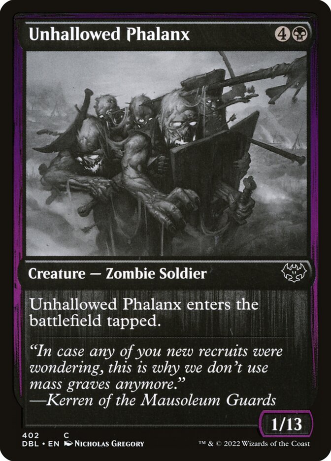 Unhallowed Phalanx Foil