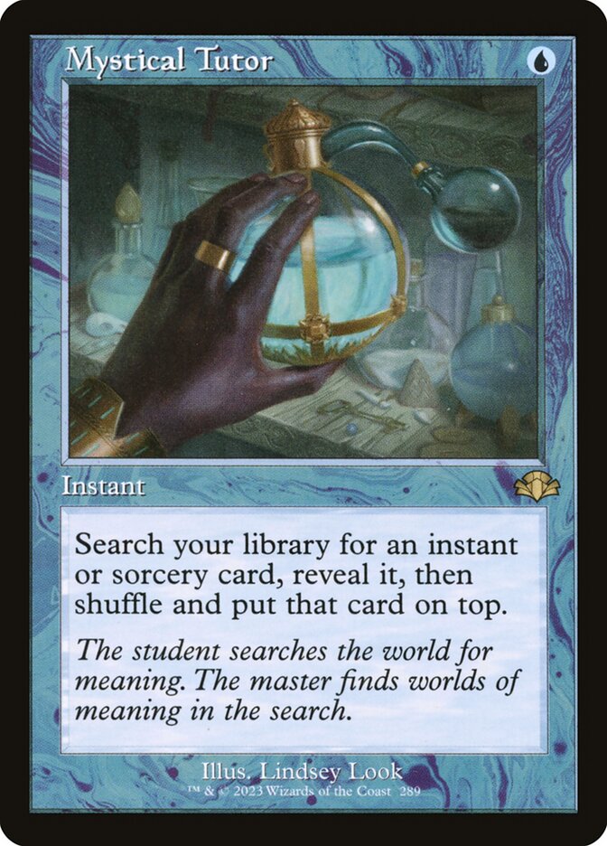 Mystical Tutor Old Frame