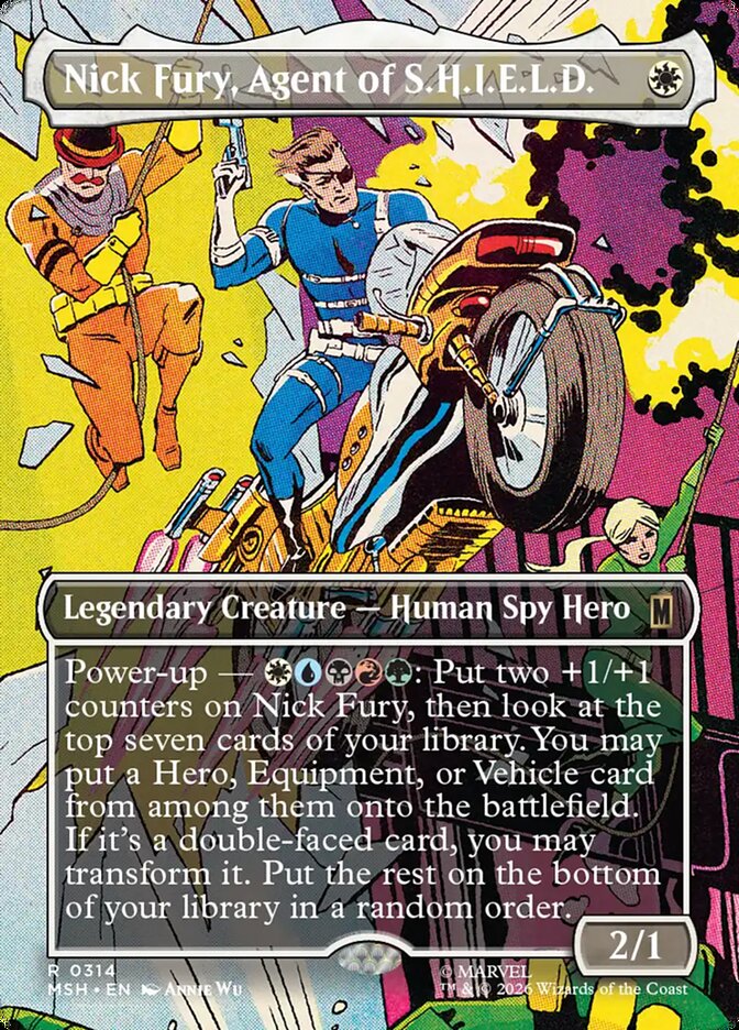 Nick Fury, Agent of S.H.I.E.L.D. Borderless Scene Foil