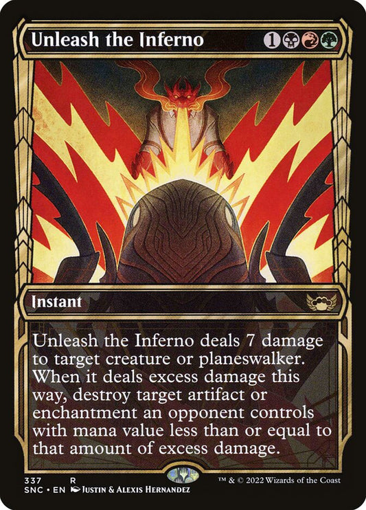 Unleash the Inferno Showcase Foil