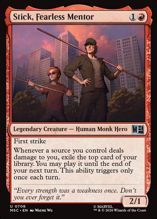Stick, Fearless Mentor Foil
