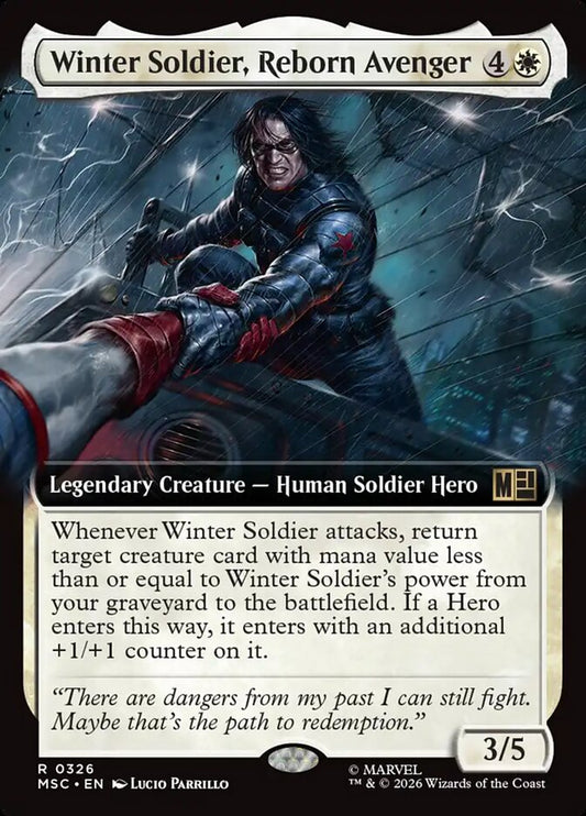 Winter Soldier, Reborn Avenger Extended Art