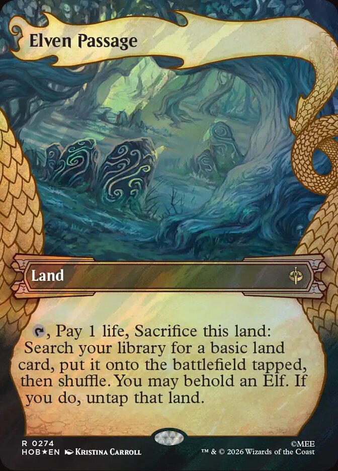 Elven Passage Dragon Frame Surge Foil