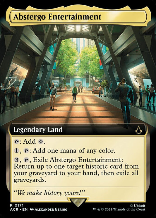 Abstergo Entertainment Extended Art Foil