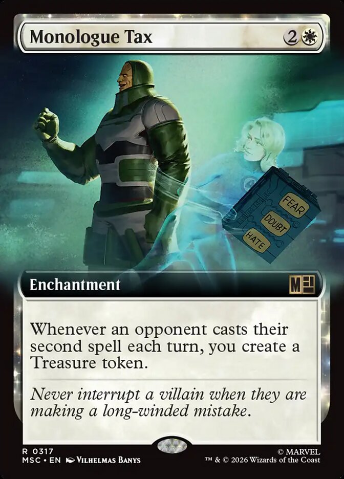 Monologue Tax Extended Art